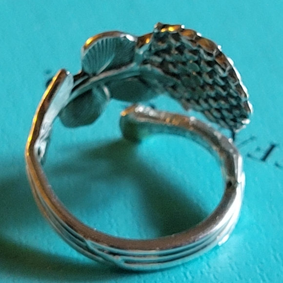 1885 Tiffany & Company Bloomed Clover Shamrock Spoon Ring in Sterling Silver #34 - Picture 12 of 17